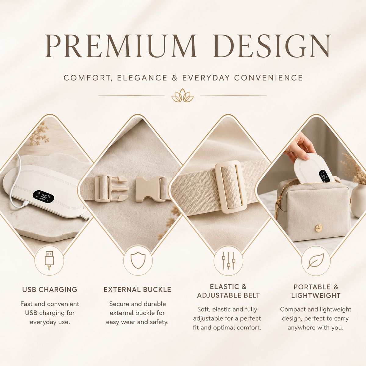 Heat4Her™ Portable Heating Belt – The Gift of Comfort During Her Period