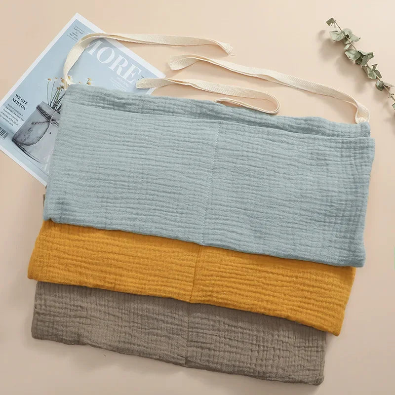 Multifunctional Crib Storage Bag Baby Diaper Bag Toddler Bed Headboard Organizer for Kids Baby Bedding Accessories Newborn