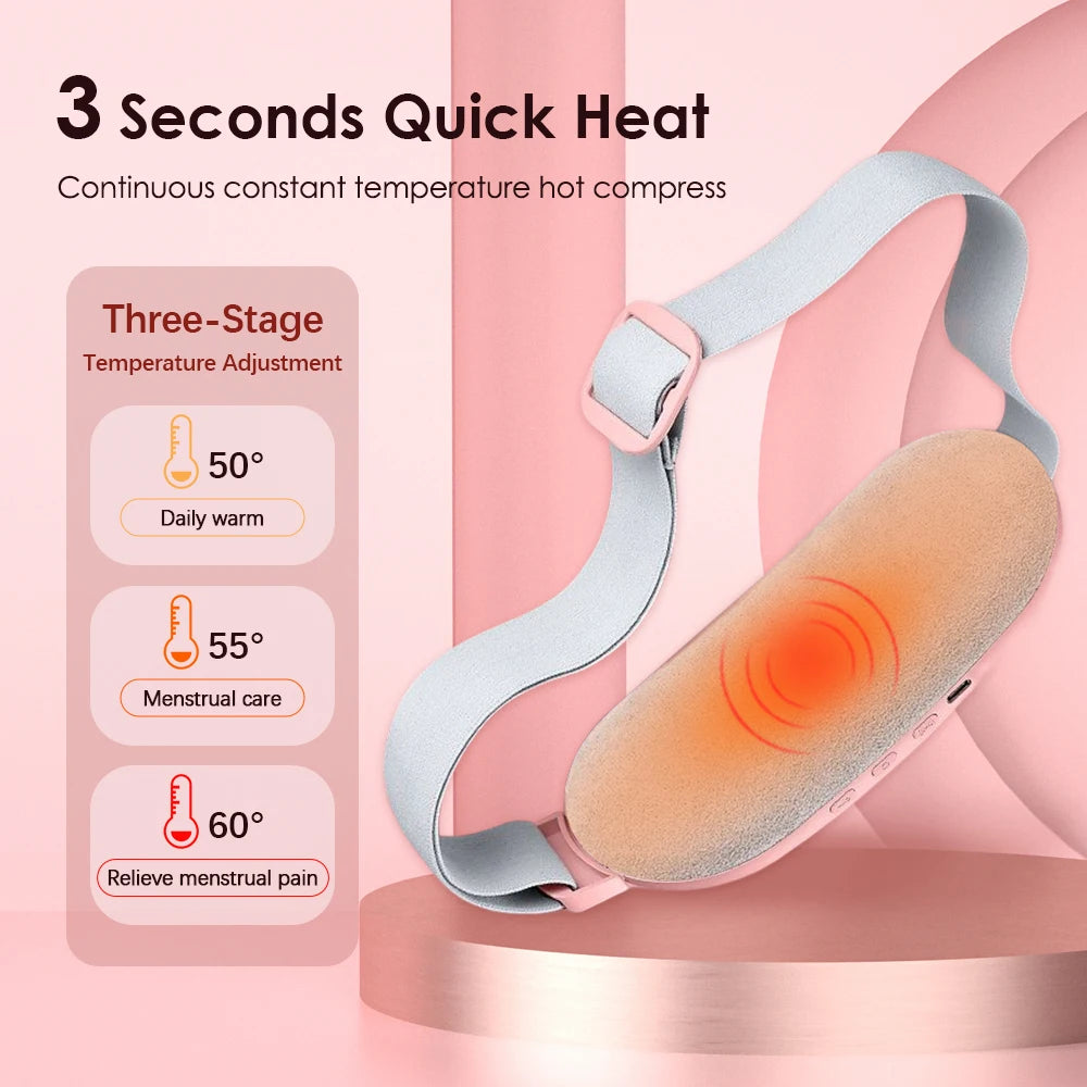 Heating Waist Belt for Menstrual Relief and Comfort