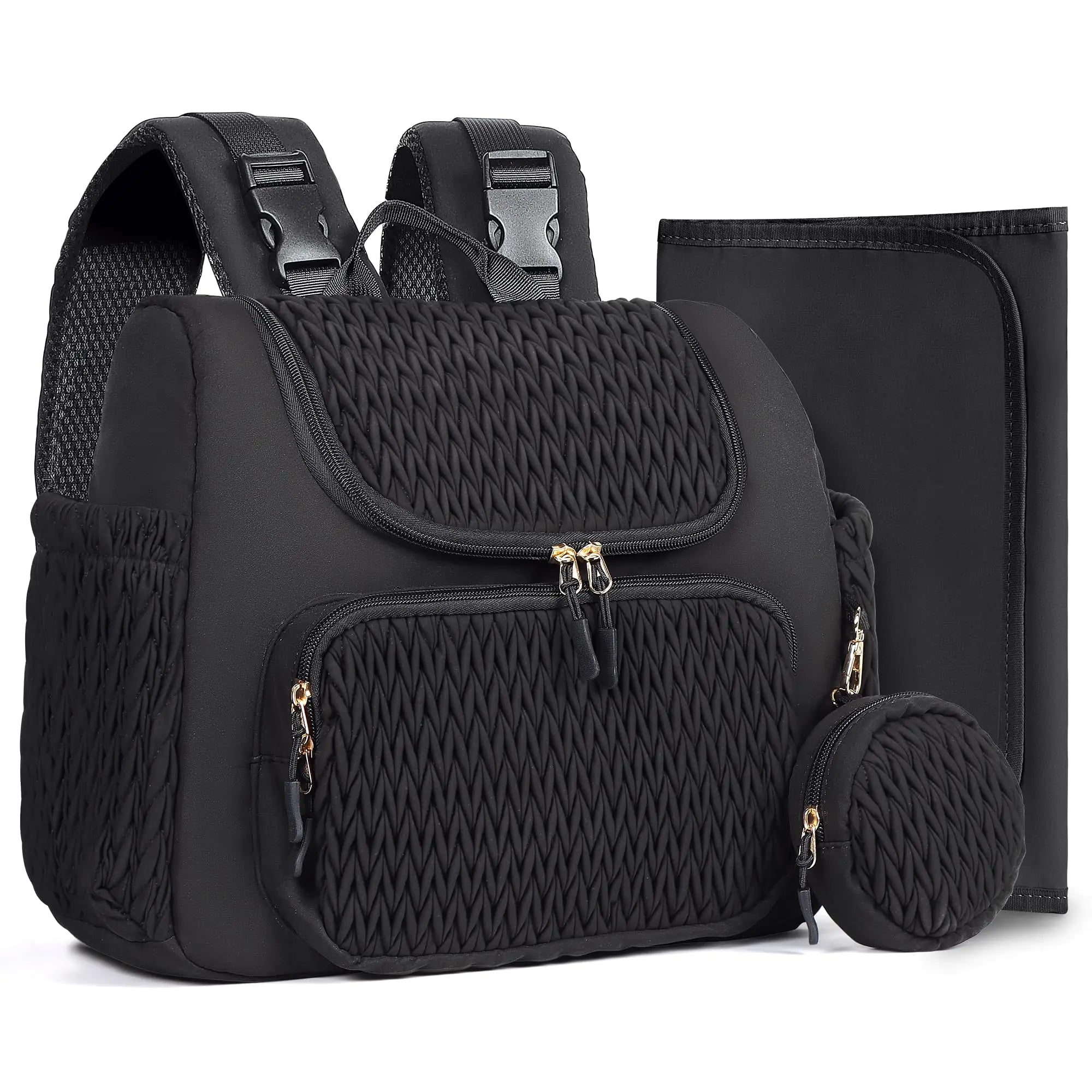 Geestock Deluxe Diaper Backpack with Changing Kit